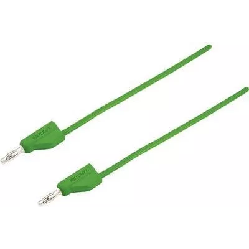 VOLTCRAFT bandymų laidas [Kištukas 4 mm - Kištukas 4 mm] 1,5 m Žalias MSB-300 (MSB-300-1.5-GR)