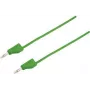 VOLTCRAFT bandymų laidas [Kištukas 4 mm - Kištukas 4 mm] 1,5 m Žalias MSB-300 (MSB-300-1.5-GR)