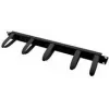 VALUE 19 Cable Management plate - Kabelführungsplatte für Schaltschrank - Schwarz - 1U - 25.4/48.3 cm (10/19)