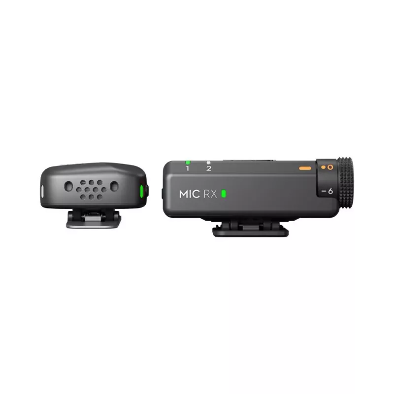 DJI Mic Mini Mounted kamera imtuvas Juoda