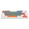 Savio ASTRAL WHITE JADE 3 SPALVŲ klaviatūra Gaming USB QWERTY US International