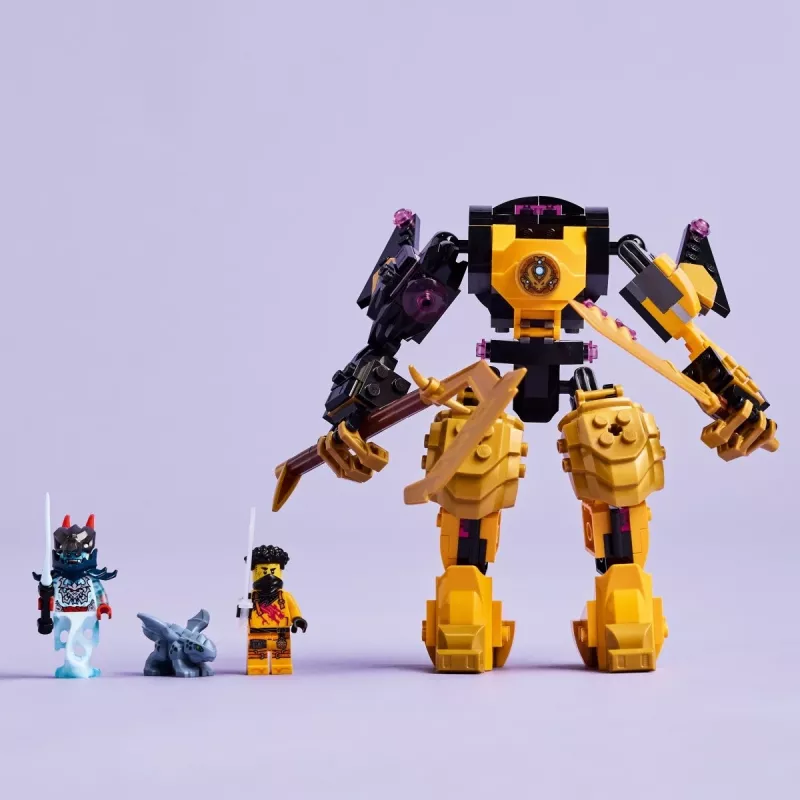 LEGO statybinis rinkinys NINJAGO 71839 Arino Spinjitzu mūšio mecha, 213 dalių, 2 mini figūrėlės, aukštis 160 mm