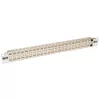 Tripp N254-048-SH-6A 48 prievadų 1 HE stelažinis montavimas ekranuotas Cat6a STP Feed-Through skirstomasis skydas - RJ45 Ethernet - TAA - 10 Gigabit Ethernet - RJ-45 - Cat6a - sidabrinis - baltas - stelažinis