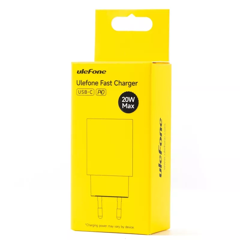 UleFone įkroviklis 20W USB maitinimo adapteris UF-CHAR-20WR mobiliesiems įrenginiams, 20 W išvestis