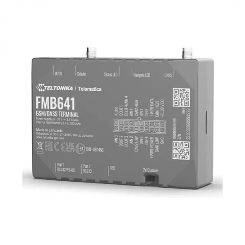 Teltonika FMB641 GPS seklys
