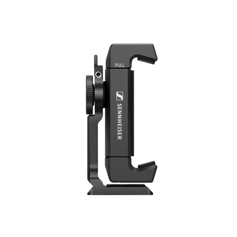 Sennheiser MKE 400 Mobile Kit – kondensatorinis superkardioidinis mikrofonas su žemųjų dažnių filtru ir Manfrotto trikoju
