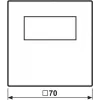 Kambario termostatas jung HOME BT LS 1791 WW — belaidis Bluetooth valdymas, montuojamas ant sienos