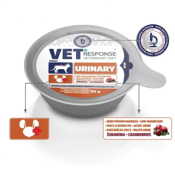 VET RESPONSE Urinary - šlapias kačių maistas - 85g