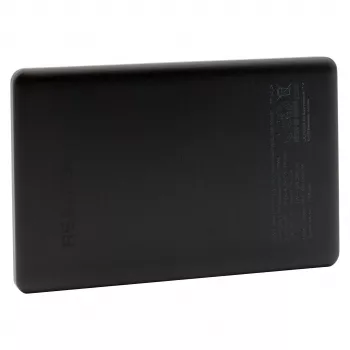 Išorinė baterija RealPower PB-5000 MAG 5000 mAh, belaidis įkrovimas, USB-C, 20 W, juoda