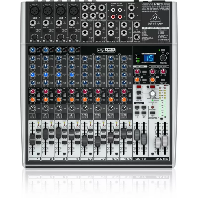 Behringer X1622USB garso maišytuvas 16 kanalų 10 - 200000 Hz