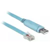 DeLOCK adapteris USB 2.0 Type-A kištukas į nuoseklųjį RS-232 RJ45 kištuką 2m mėlynas