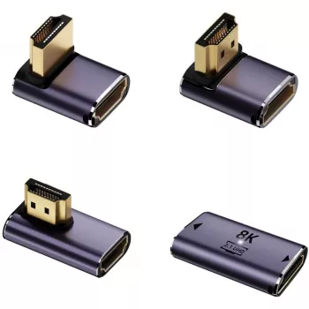 HDMI A tipo į HDMI A tipo laido adapteris 4smarts 541489, pilkas, 4 vnt., 40 g