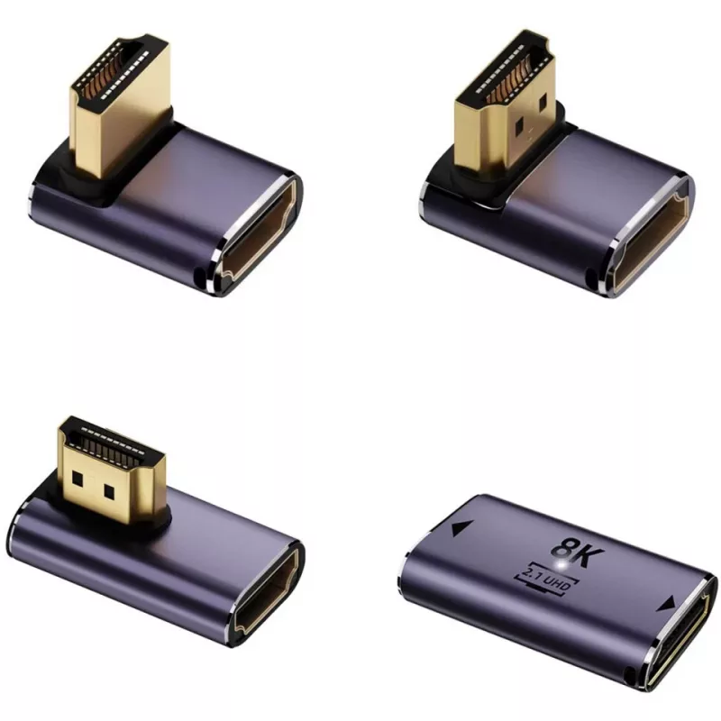 HDMI A tipo į HDMI A tipo laido adapteris 4smarts 541489, pilkas, 4 vnt., 40 g