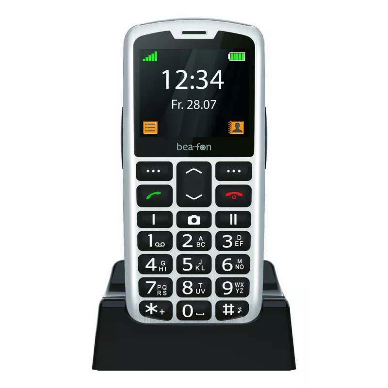 Bea-fon SL260 be maitinimo šaltinio sidabrinis - 16 GB - 800 mAh (SL260_EU002SB)