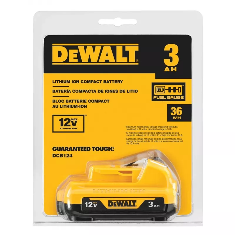 DeWALT DCB124-XJ belaidžio įrankio akumuliatorius / įkroviklis