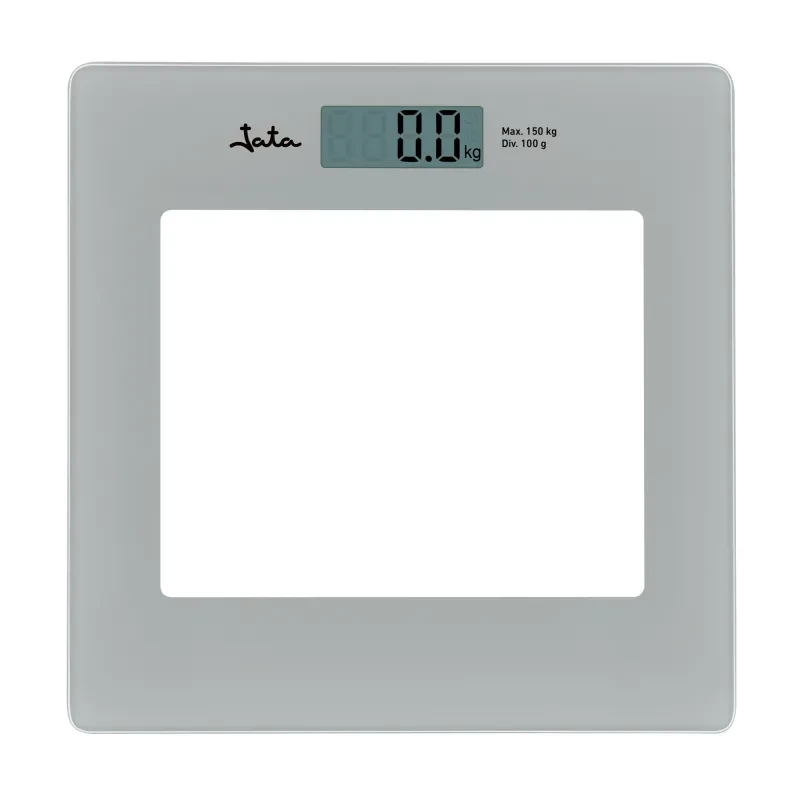 Elektroninė asmeninė svarstyklė JATA 290 Square Sidabrinė
