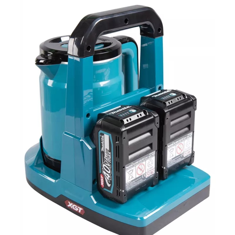 Makita KT001GZ elektrinis virdulys 0,8 L juodas, mėlynas