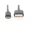 Assmann USB 2.0 jungiamasis laidas. A tipo - mikro B, kištukas-kištukas. 1,0 m. USB 2.0 atitinkantis. UL. juodas (AK-300110-010-S)