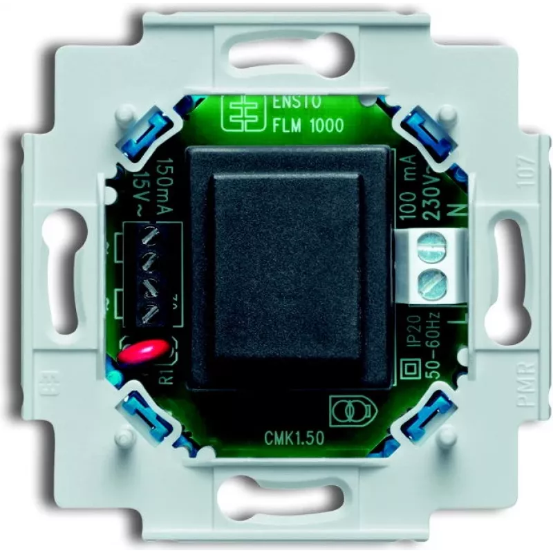 Busch-Jaeger 1518 and Current (maximal): 0,15 A, Input Frequency: 50 - 60. Width: 70 mm, Depth: 32 mm, Height: 70 mm (2CKA001582A0331)