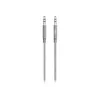 Linksys Belkin MIXIT Aux laidas - garso laidas - 3,5 mm mini lizdas (kištukas) - 3,5 mm mini lizdas (kištukas) - 1,22 m - pilka (AV10164BT04-GRY)