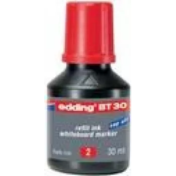 Markerio rašalo papildymas Edding BT 30, raudonas, 30 ml, papildymas Edding BT serijai