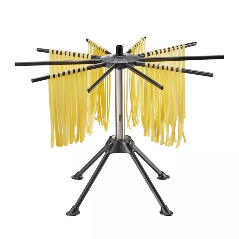 Makaronų džiovyklė GEFU Diverso G-28371 — nerūdijantis plienas, 4 pakopos, sulankstoma, 420×302 mm