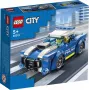LEGO 60312 City Police Car Toy for Kids 5 Plus Years Old with Officer Minifigure Small Gift Idea Adventures Series Chase Vehicle Building Set Singl