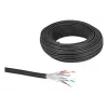 Tinklo kabelis DeLOCK 80597 Juodas Cat6a U/FTP 50 m
