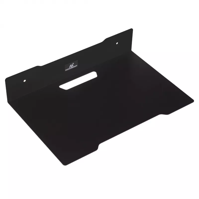 Wall shelf for decoder MACLEAN MC-122, steel, Juoda, max load 5 kg, hole spacing 219 mm
