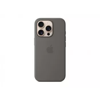 Apple iPhone 16 Pro silikoninis dėklas su MagSafe - Stone Gray