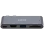 CANYON hub DS-5 5in1 Thunderbolt 3 4k Space Pilka