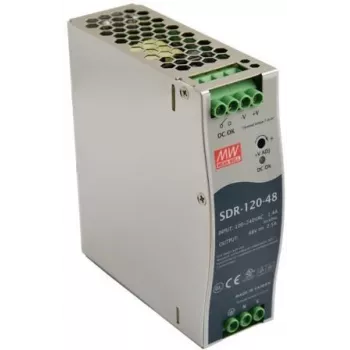 Pulsar SDR-120-48 DIN montavimo bėgelio impulsinis maitinimo šaltinis
