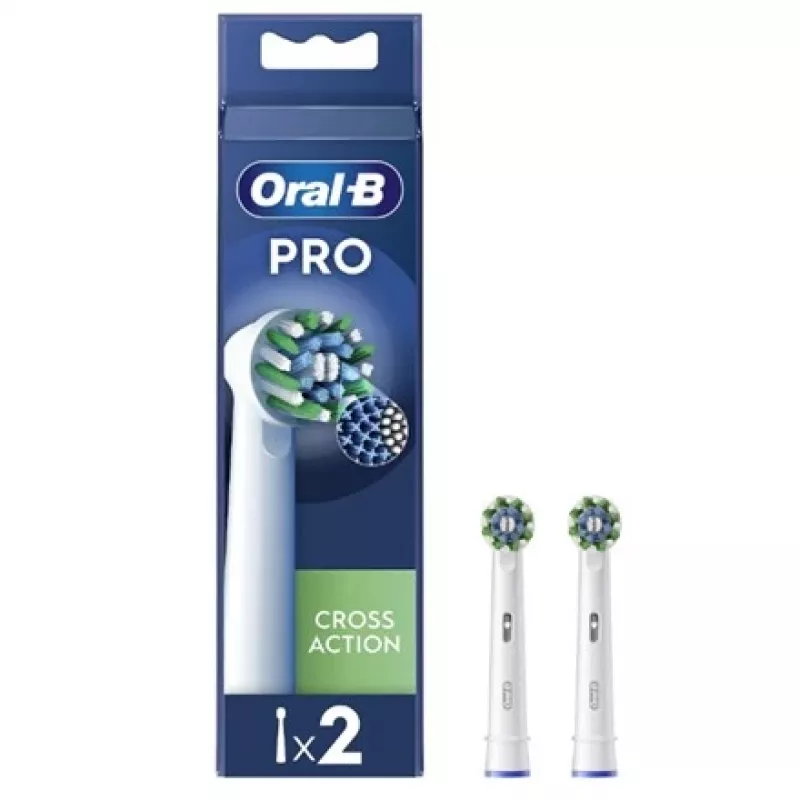 Oral-B EB50RX-2 CrossAction keičiamosios šepetėlių galvutės, 2 vnt.