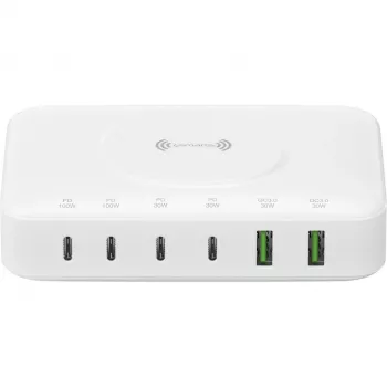 Įkrovimo stotelė organizatorius laisvai pastatomas 4smarts 540570 balta 100W