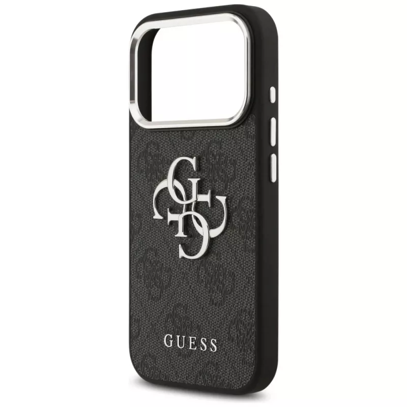 GUESS | Hardcase 4G | Back cover | iPhone 17 Pro Max | Apple | Ecological leather/PC/Plastic/TPU | Black