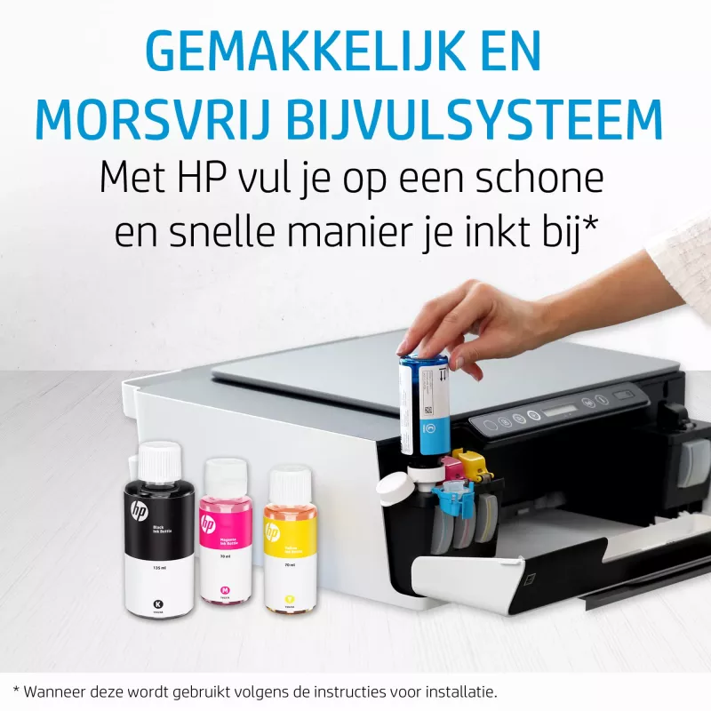 HP GT53XL 135 ml Originalius juodas rašalo buteliukas, juodas, Malaizija, 15 - 35 °C, 15 - 35 °C, 20 - 80%, 1 vnt.