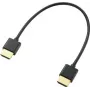 SpeaKa Professional HDMI jungiamasis kabelis 20,00 cm garso grąžinimo kanalas, auksuoti kištukų kontaktai, juodas [1x HDMI kištukas - 1x HDMI kištukas] (SP-9076308)