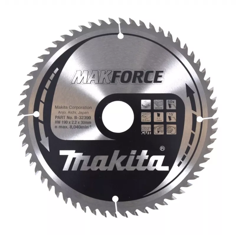 Makita B-32390 diskinis pjūklas 19 cm 1 vnt.