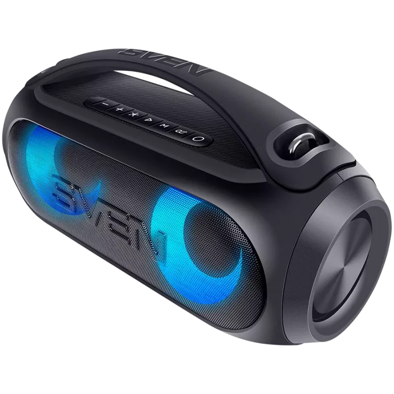 Garsiakalbis SVEN PS-380, juodas (40W, atsparus vandeniui (IPx5), TWS, Bluetooth, FM, USB, 3000 mA*h)