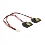 Vidinis maitinimo laidas DeLOCK 85249 0.2 m Molex į 2 x SATA