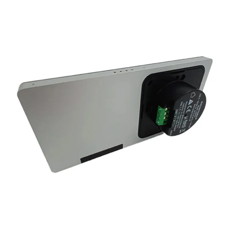 Dviejų valdymo skydelių Shelly Wall Display X2 WiFi/BLU (sidabrinis) + BLU H&T