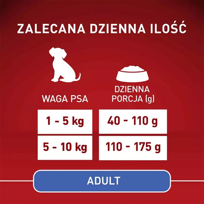 Sausas šunų ėdalas Purina Nestle Mini Adult su jautiena ir ryžiais 800 g — sausas pašaras mažiems suaugusiems šunims, 27% baltymai, 17% riebalų