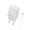 Kroviklis 20W USB-C + USB-C laidas baltas