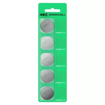 Diskinė baterija Green Cell CR2450 3V — ličio, 5 vnt.
