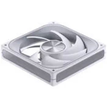 140mm Jonsbo ZA-140W PWM ARGB korpuso ventiliatorius, baltas, Infinity Mirror