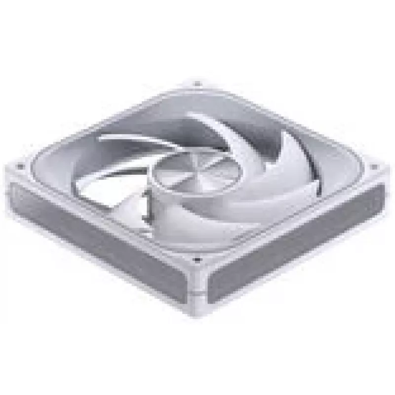 140mm Jonsbo ZA-140W PWM ARGB korpuso ventiliatorius, baltas, Infinity Mirror