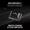 Corsair MP600 Mini - SSD - 2 TB - vidinis - M.2 2230 - PCIe 4.0 x4 (NVMe)