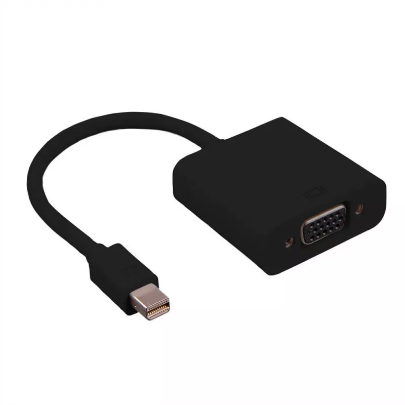 Value 12.99.3126 vaizdo kabelis-adapteris 0,15 m Mini DisplayPort VGA (D-Sub) juodas (12.99.3126)