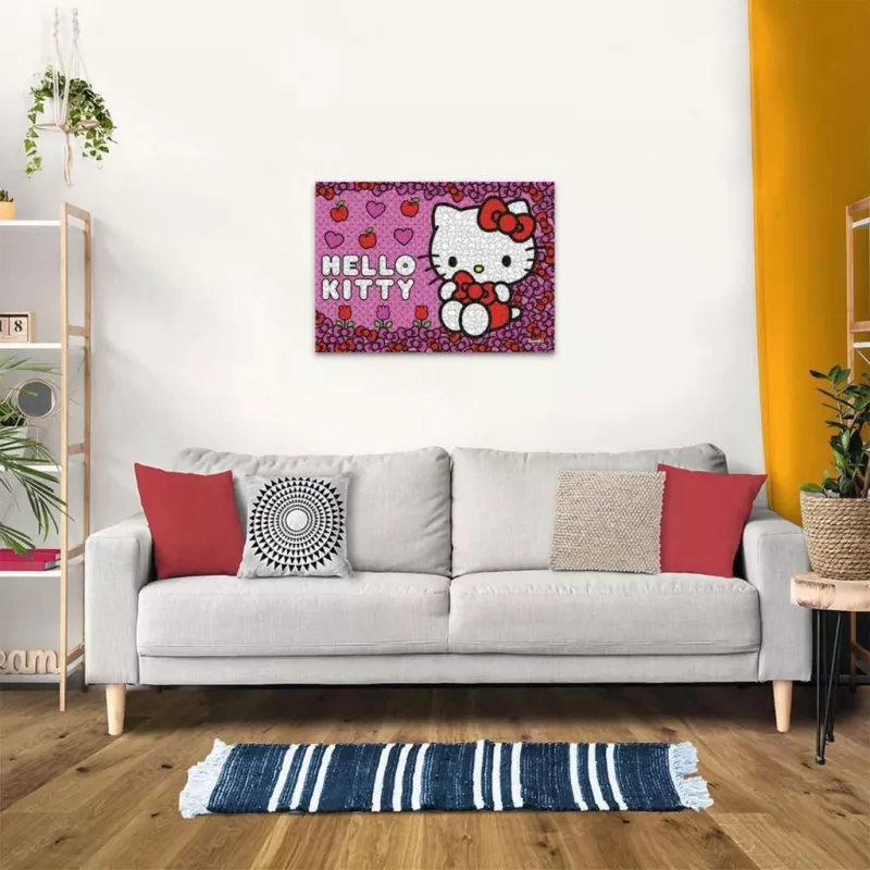 Dėlionė Ravensburger Hello Kitty 1000 dalių – Ravensburger 1000 dalių Hello Kitty dėlionė