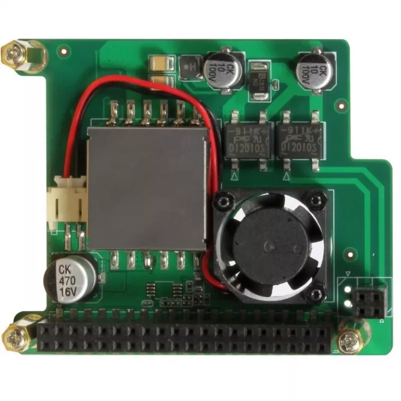ALLNET Radxa Rock 3A 802.3at PoE Hat — maitinimo per Ethernet priedas
